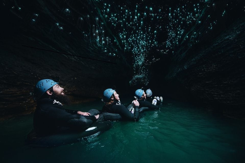 Caves of Waitomo: a bioluminiscent rafting experience