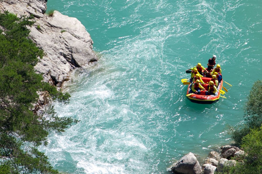 Rafting auf der Isère