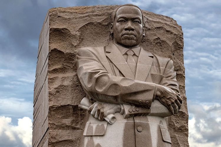 Le monument à la mémoire de Martin Luther King, à Washington