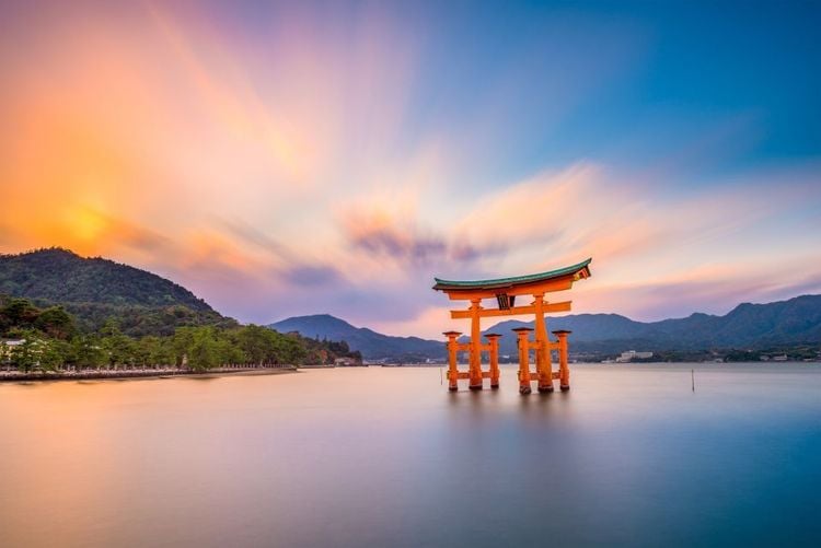 L'île de Miyajima et son mythique torii flottant, Japon © Sean Pavone /123RF