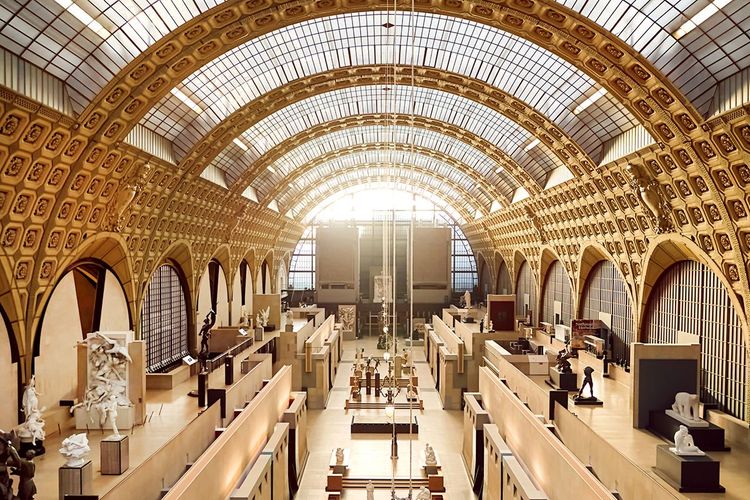 La galerie principale du Musée d'Orsay
