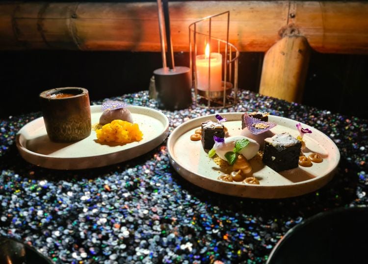 Les desserts du restaurant Akar au K-club, Ubud
