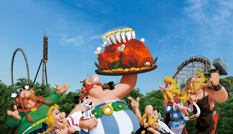 Astérix et Obélix fêtent les 35 ans du Parc -