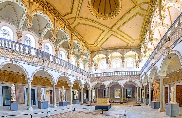 La salle consacrée à Carthage dans le musée du Bardo