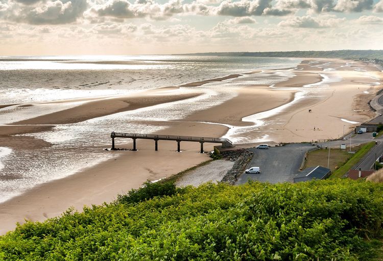 La célèbre plage d'Omaha, dite Omaha Beach