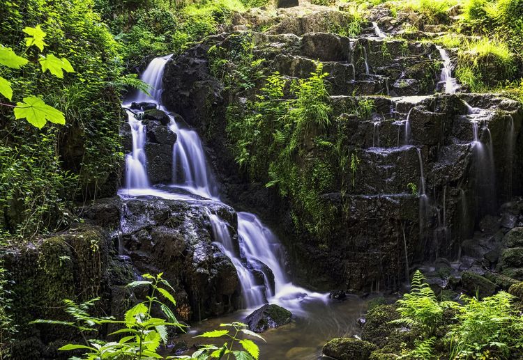 Wasserfälle, Geschichten und Legenden in Mortain in der Normandie