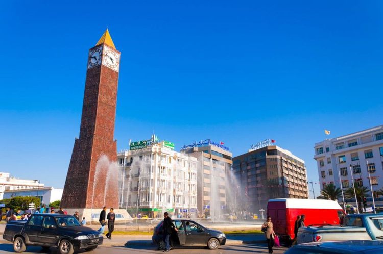 La place du 14 janvier à Tunis