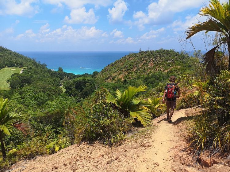 Randonnée dans le parc national du Morne Seychellois
