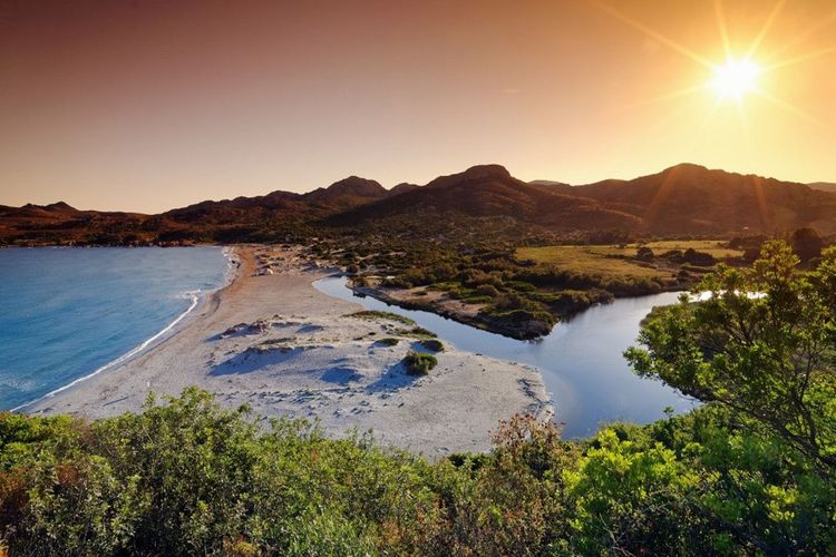 Spiaggia di Ostriconi al tramonto