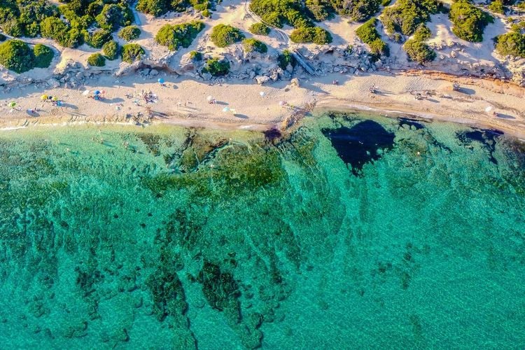 Punta Prosciutto sur la côte de Salent, dans les Pouilles. - © lorenza62 / Shutterstock