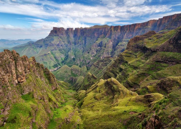 Amphithéâtre de Drakensberg en Afrique du Sud