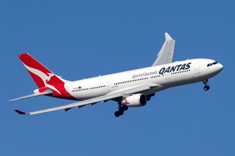 Avion de la compagnie aérienne australienne Qantas