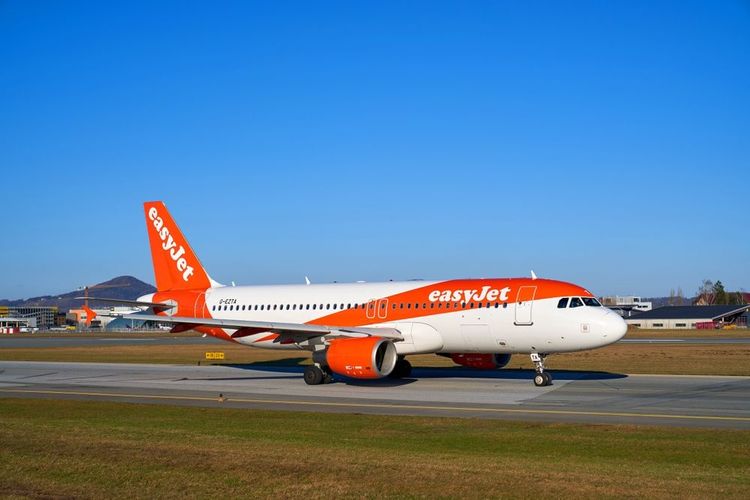 Avion de la compagnie easyJet