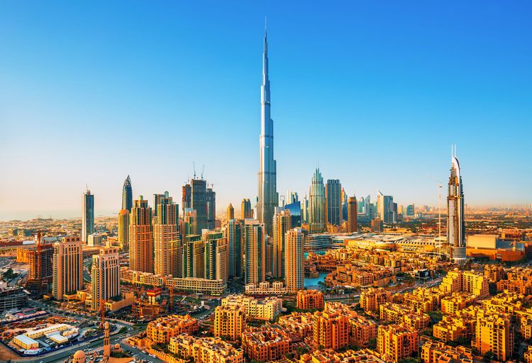 La tour Burj Khalifa de Dubaï