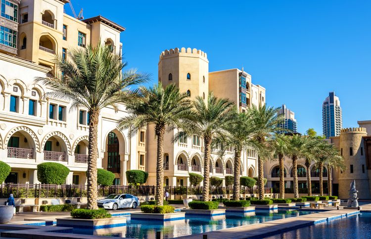 Bâtiments de la vieille ville de Dubai