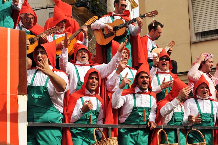 Carnaval de Cadix, en Espagne