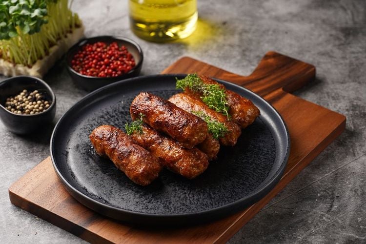 Quelques saucisses de ćevapi sans accompagnement