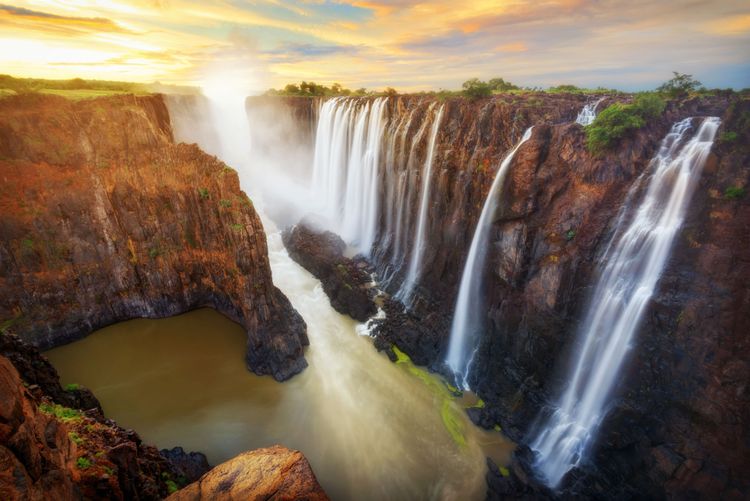 Chutes Victoria en Zambie et au Zimbabwe