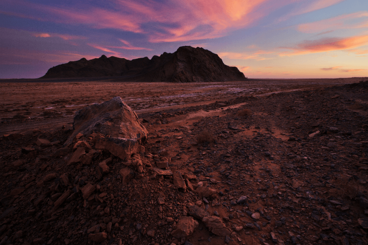 Le désert autour de Riyad s’étend à perte de vue © Saudi Tourism Authority