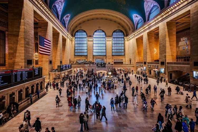 L'intérieur de la gare de Grand Central Terminal à New York