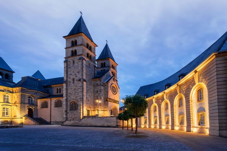 L'abbaye d'Echternach, Luxembourg