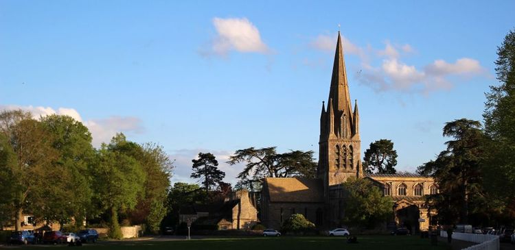 L'église de Witney, Oxfordshire.