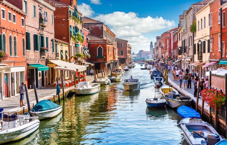 L'île de Murano à Venise, Italie