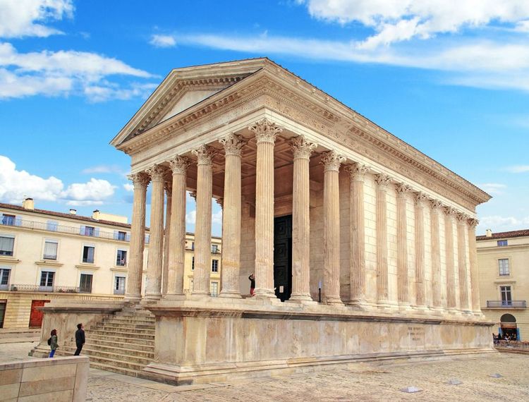 La Maison Carrée, à Nîmes