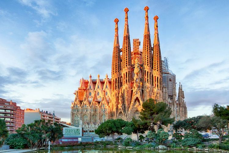 La Sagrada Familia à Barcelone.