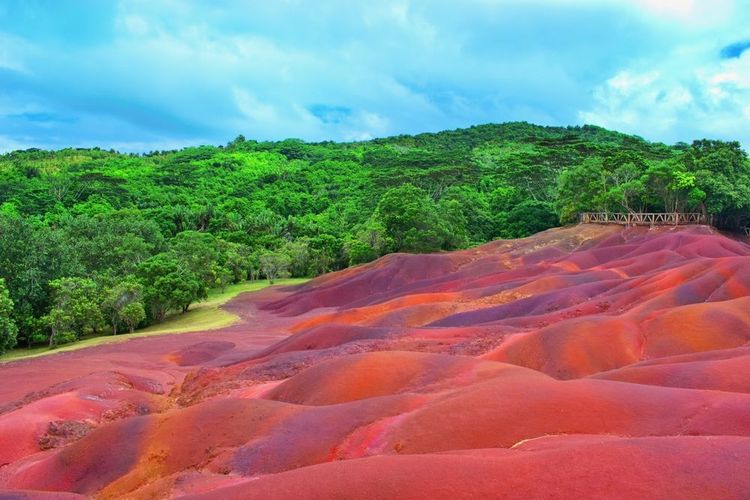 The Land of Seven Colours in the National Park, Mauritius