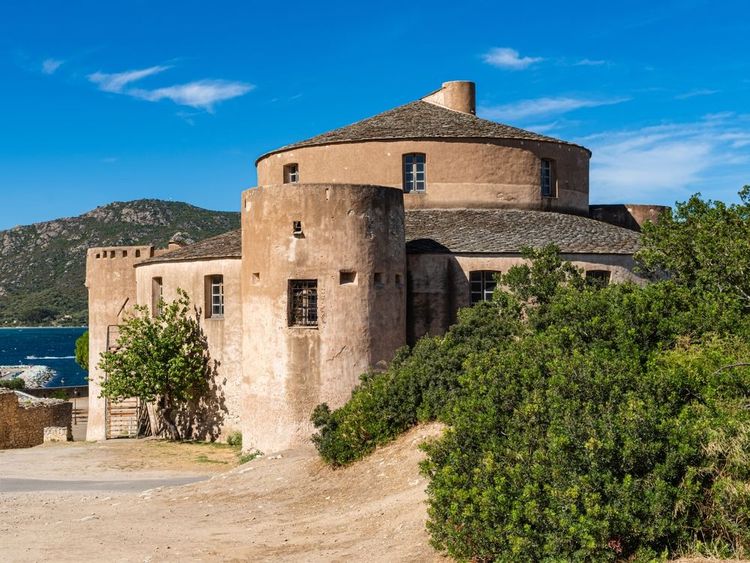 La citadelle de Saint-Florent en Corse, France