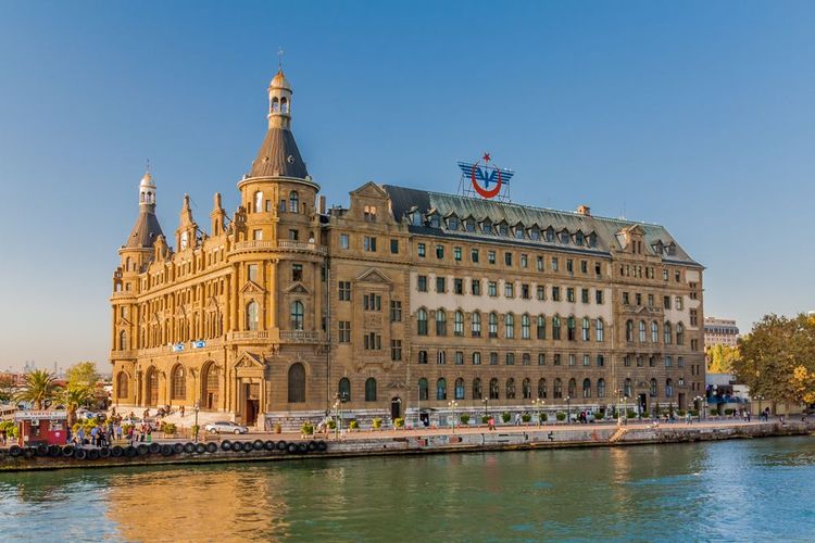 La gare de Haydarpasa sur la rive du Bosphore