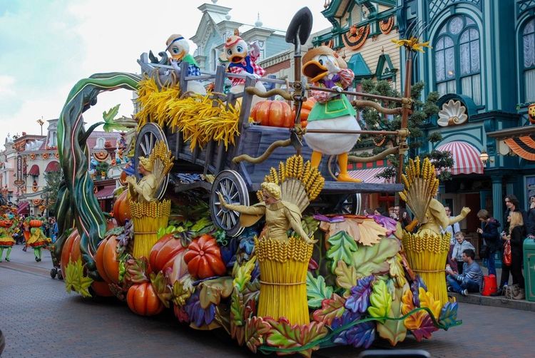 La parade à Disneyland Paris.