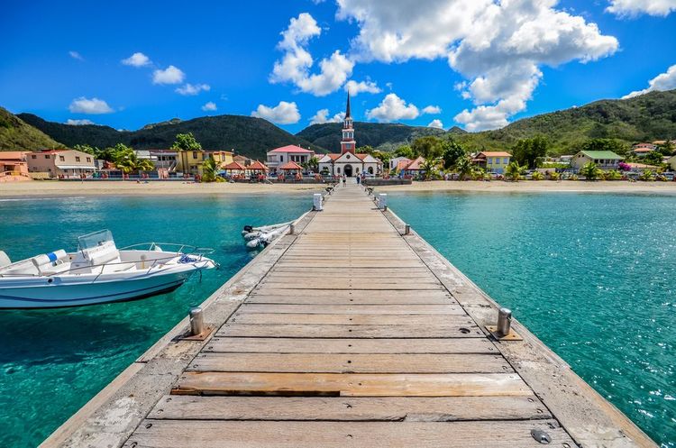 La plage d'Anse d'Arlet en Martinique, France