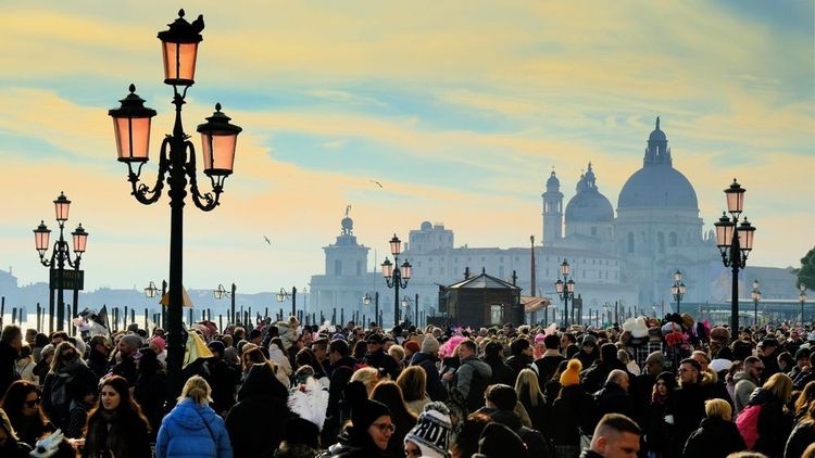 La promenade de Riva degli Schiavoni à Venise