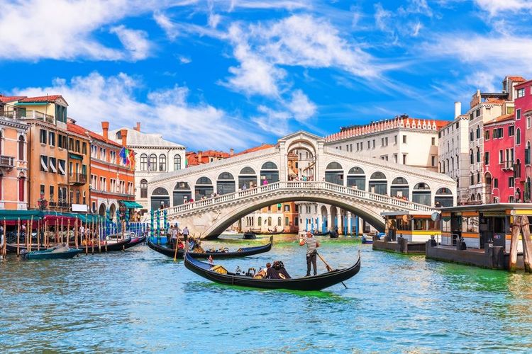 Le Grand Canal de Venise, Italie