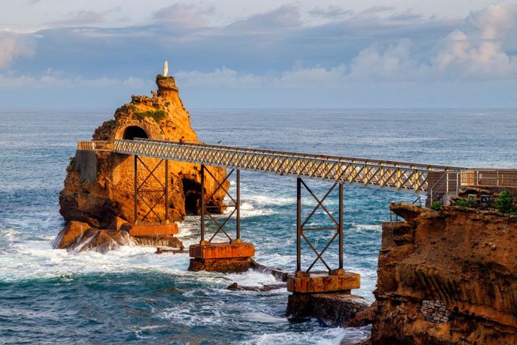 Le Rocher de la Vierge, Biarritz