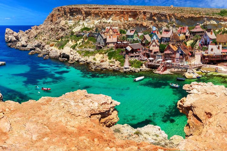Le village de Popeye à Malte