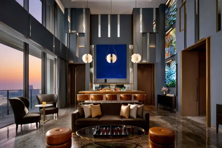 Le bar de la suite Royal Mansion © Atlantis the Royal Dubai
