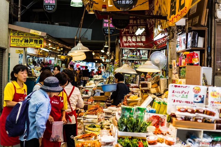 Le marché de Tsuruhashi à Osaka