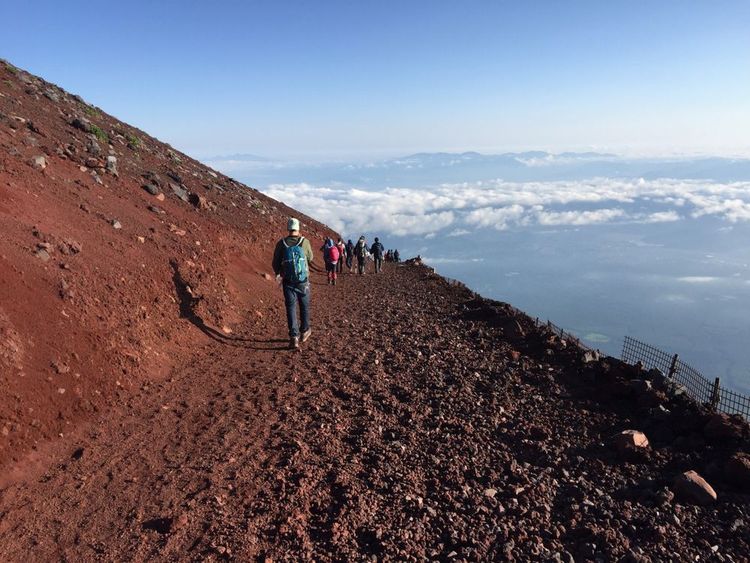 Le sentier de randonnée le plus emprunté du Mont Fuji