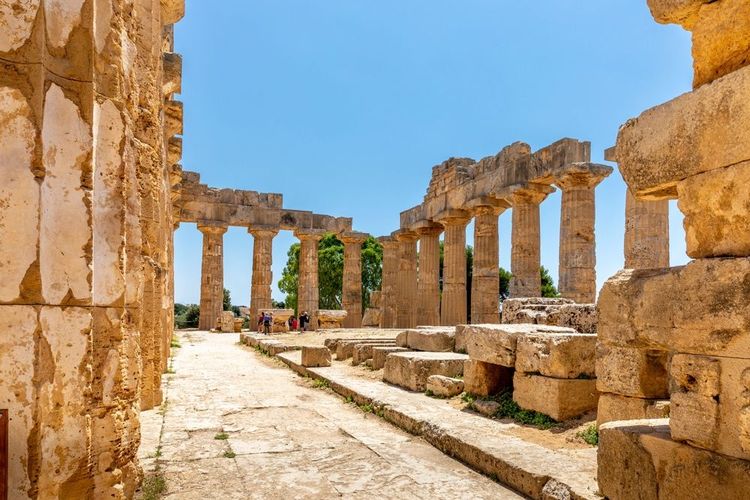 Le site archéologique de Sélinonte.