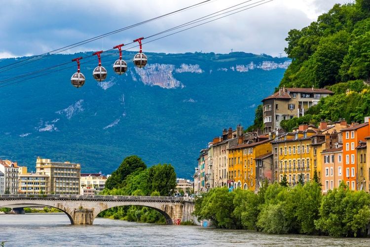Le téléphérique de Grenoble, France