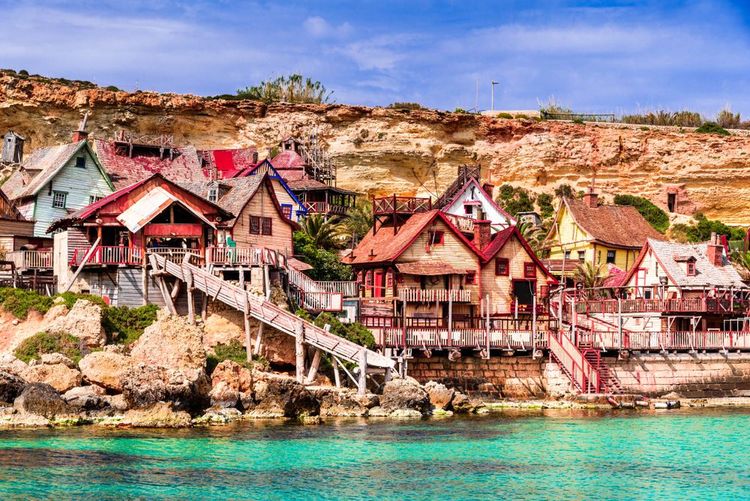 Le village de Popeye à Malte