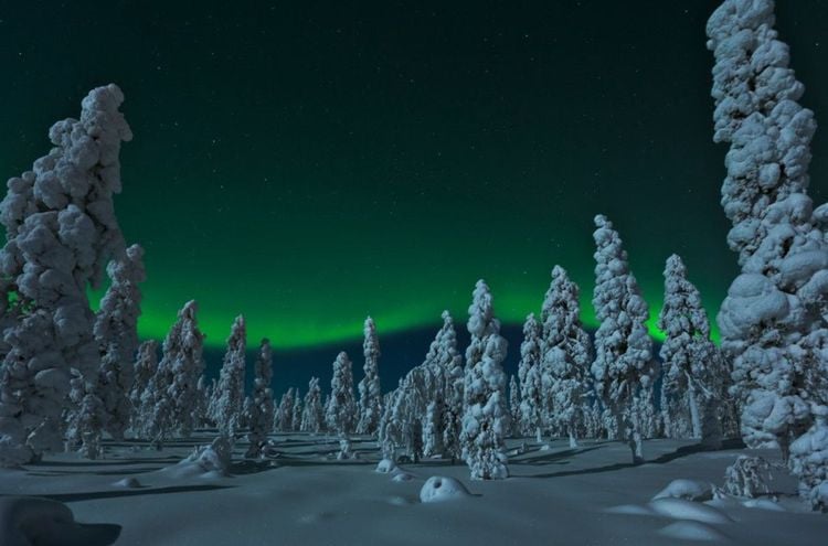 Les aurores boréales en Finlande. - © Visit Rovaniemi (Rovaniemi Tourism & Marketing Ltd.)