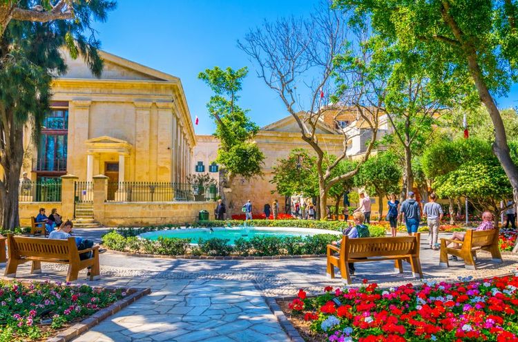 Les jardins de Upper Barrakka, La Valette Malte