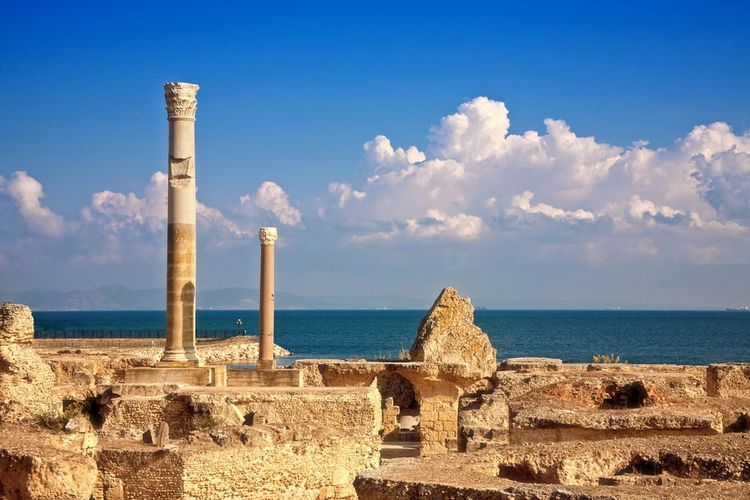 Les ruines de Carthage