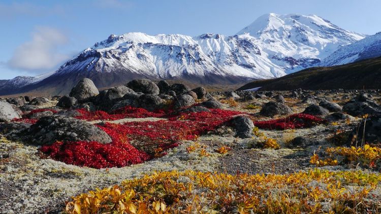 Les volcans du Kamchatka en Russie