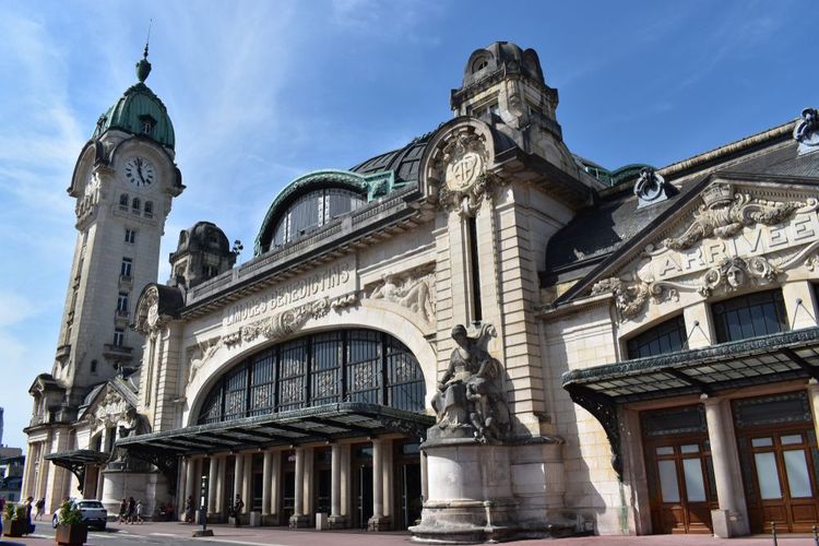 La façade de la gare de Limoges-Bénédictins
