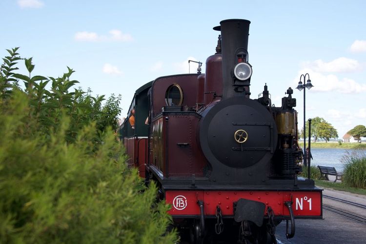 Locomotive du train à vapeur de la Baie de Somme